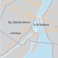 Map of Montreal