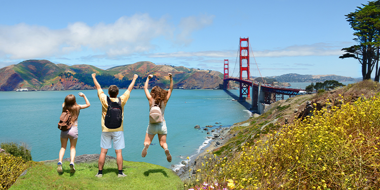 San Francisco and the Bay Area Educational Tour | Student in Trolley