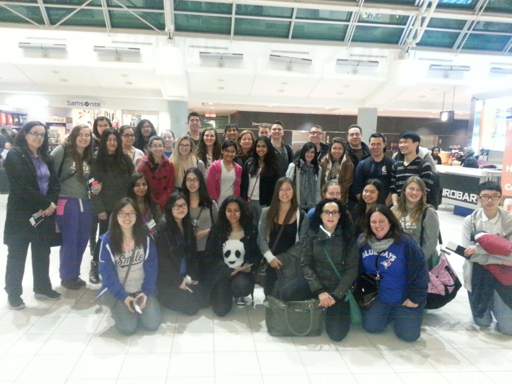 A group from York Region, travelling to Italy.