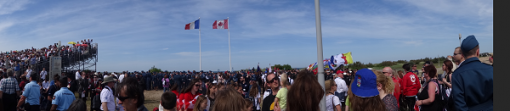 The crowd at the ceremony