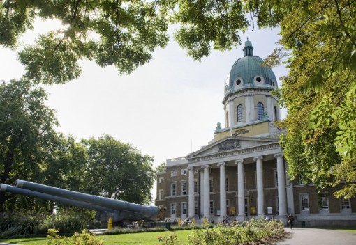 Exterior view of the front of IWM Main building