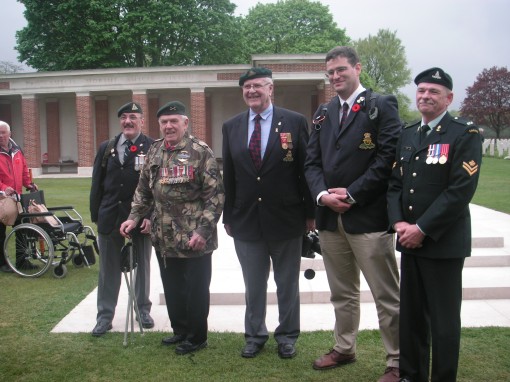 Veterans in the Netherlands during the 70th anniversary.